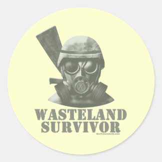 Sticker Rond Survivant des terres désolées