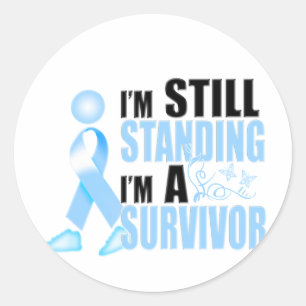 Sticker Rond Survivant du cancer de la prostate