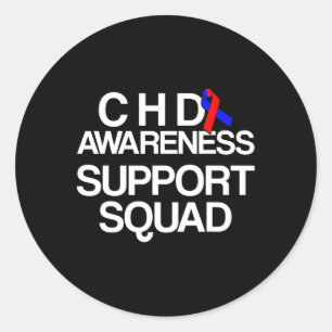 Sticker Rond Survivant d'une malformation cardiaque congénitale