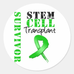 Sticker Rond Survivant - greffe de cellule souche