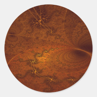 Sticker Rond Suryasta Soleil Saluer L'Art Abstrait