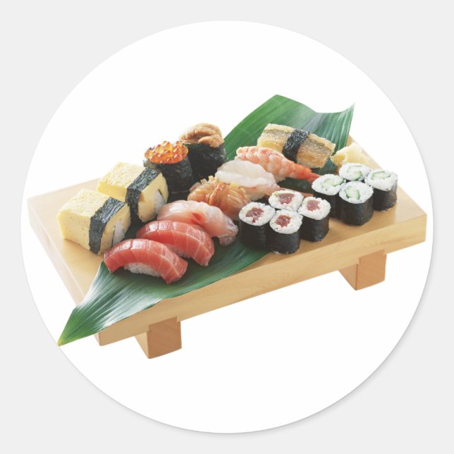 Sticker Rond Sushi (Devant)