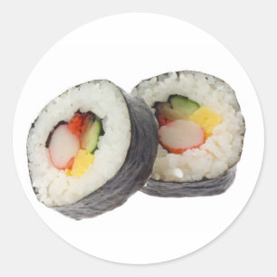Sticker Rond Sushi - Futomaki