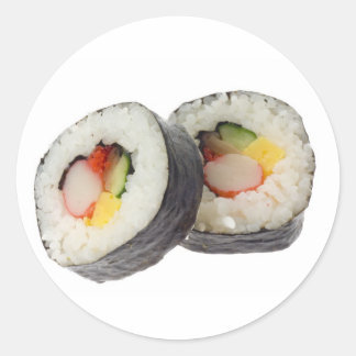 Sticker Rond Sushi - Futomaki