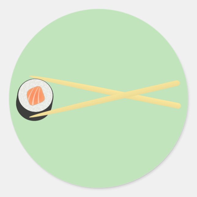 Sticker Rond Sushi I parfait (Devant)