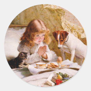 Sticker Rond Suspense de Charles Burton Barber