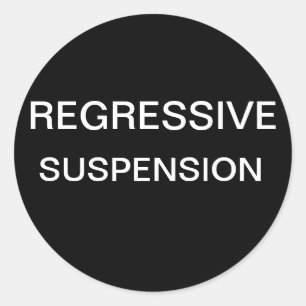 Sticker Rond Suspension régressive