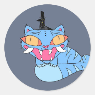 Sticker Rond Sussy and Derpy