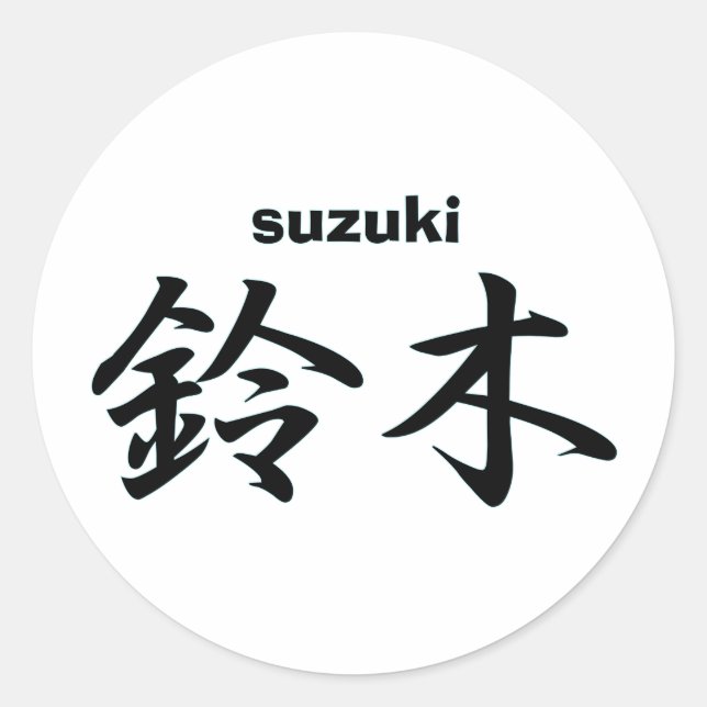 Sticker Rond suzuki (Devant)