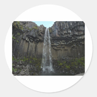 Sticker Rond Svartifoss