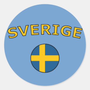 Sticker Rond Sverige