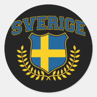 Sticker Rond Sverige
