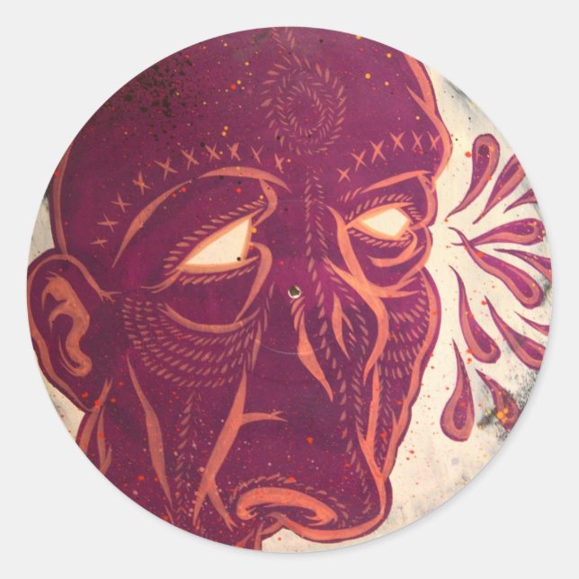 Sticker Rond Swami Visions (Devant)