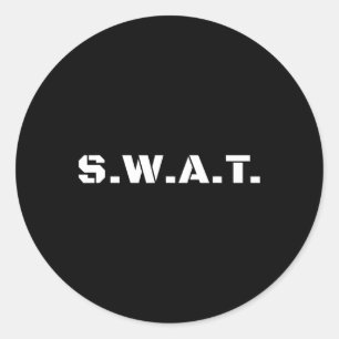 Sticker Rond Swat Team Boys Halloween Costume Kids Tactique Uni