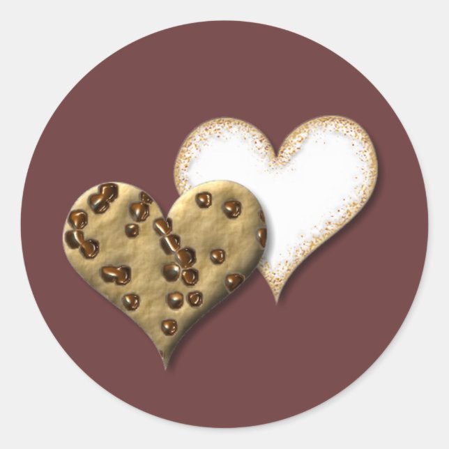 Sticker Rond Sweet Cookie Love (Devant)
