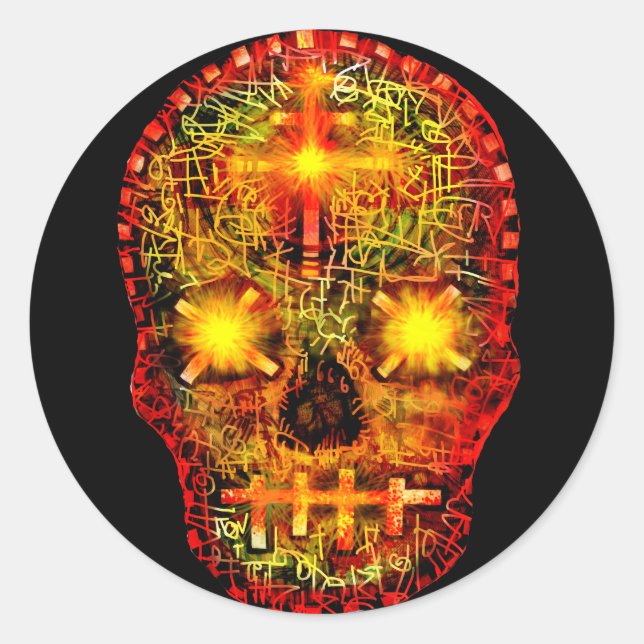 Sticker Rond Sweet Death (Devant)