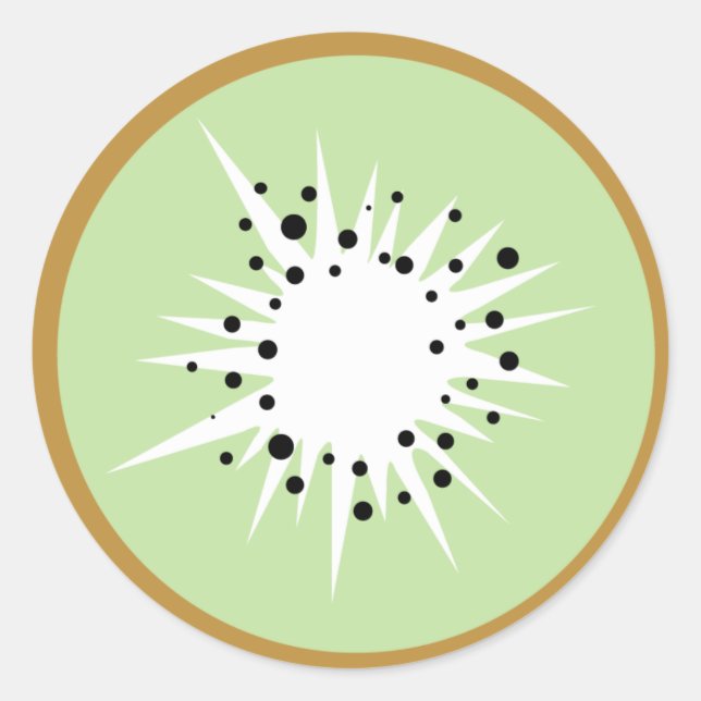 Sticker Rond Sweet Kiwi (Devant)