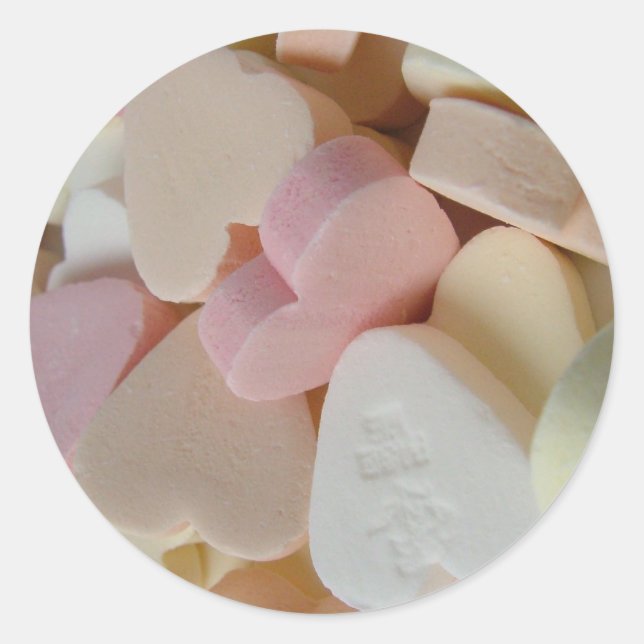 Sticker Rond Sweet Sweethearts (Devant)