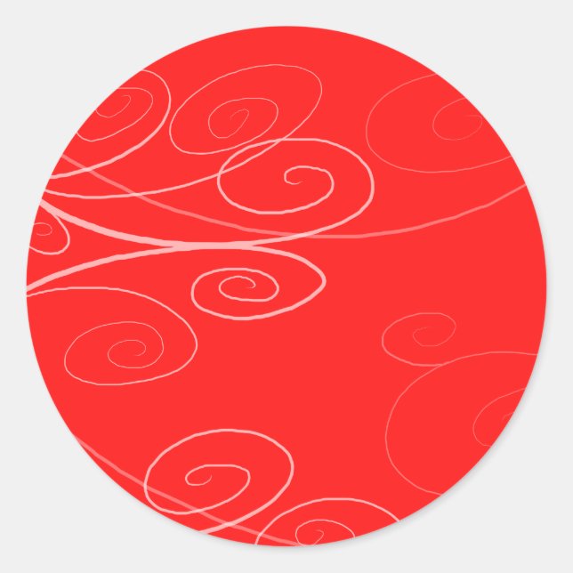 Sticker Rond Swirl (Devant)