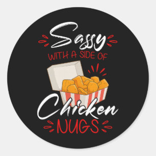 Sticker Rond Sy avec un côté de sarcasme pour les amateurs de n