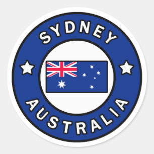 Sticker Rond Sydney Australie