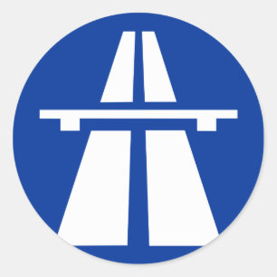 Sticker Rond SYMBOLE AUTOCHTONE Allemand