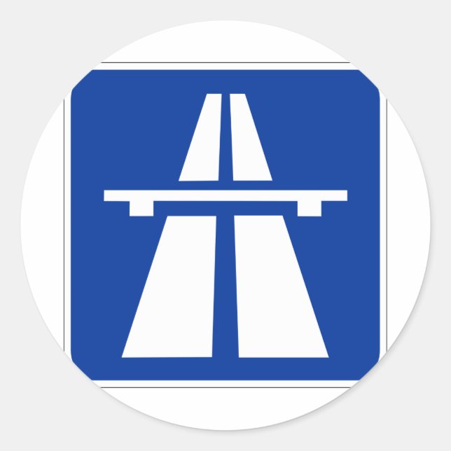 Sticker Rond SYMBOLE AUTOCHTONE Allemand (Devant)