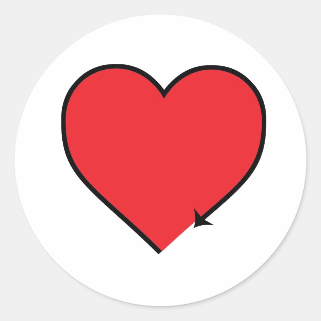 STICKER ROND SYMBOLE AUTOSEXUEL (Devant)