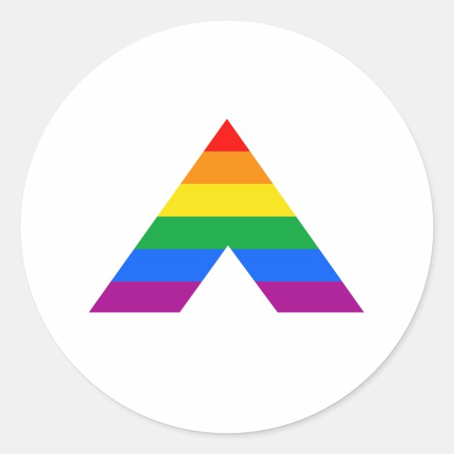 Sticker Rond Symbole d'allié straight (Devant)