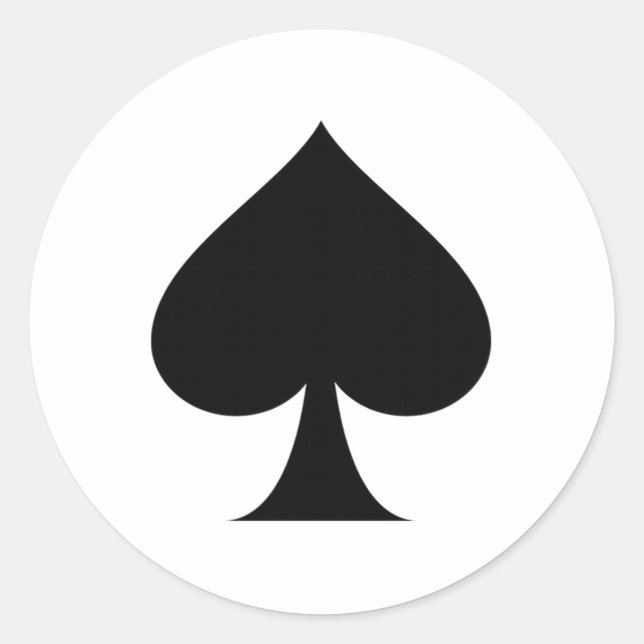 Sticker Rond Symbole d'ardoise (Devant)