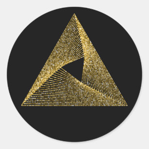 Sticker Rond Symbole de géométrie sacrée