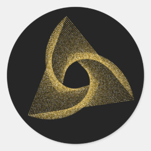 Sticker Rond Symbole de géométrie sacrée