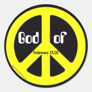 Sticker Rond Symbole de la paix