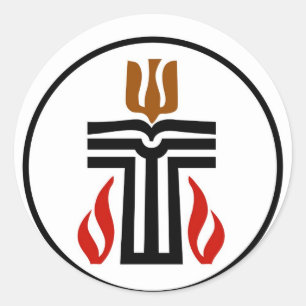 Sticker Rond Symbole de la religion presbytérienne