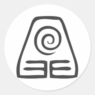 Sticker Rond Symbole de la Terre