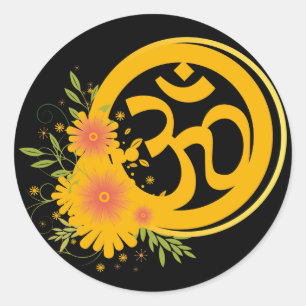 Sticker Rond Symbole de l'OM d'été