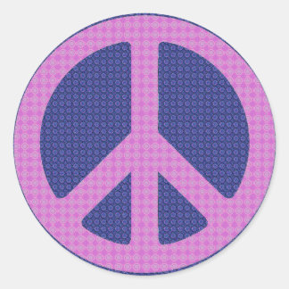 Sticker Rond SYMBOLE DE PAIX Super