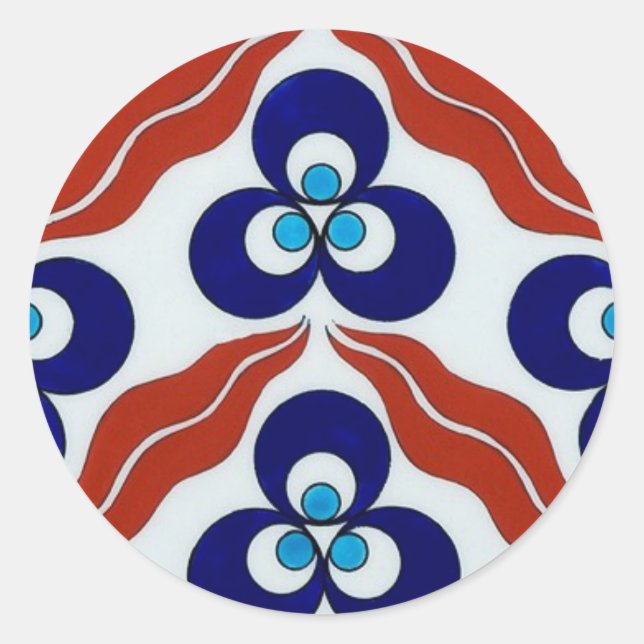 Sticker Rond Symbole de puissance / Chin-teh-ma-nee (Devant)