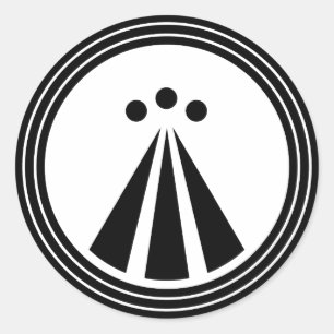 Sticker Rond Symbole d'OBOD