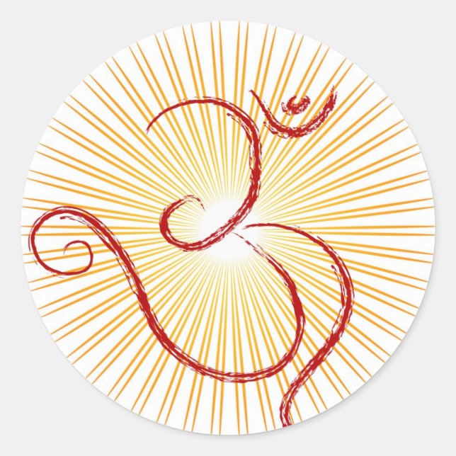 Sticker Rond Symbole d'OM (Devant)