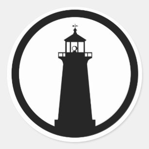 Sticker Rond symbole du phare