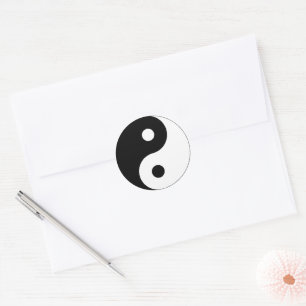 Sticker Rond Symbole du Yin Yang