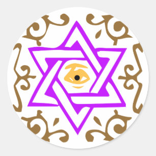 Sticker Rond Symbole franc-maçon free masons