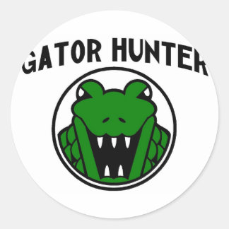 Sticker Rond Symbole Gator Hunter