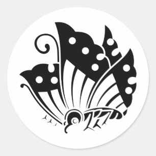 Sticker Rond SYMBOLE KAMON Crest de la famille japonaise