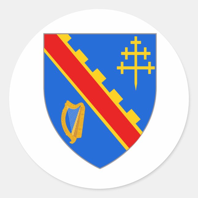 Sticker Rond Symbole officiel Armagh Heraldry Armagh Armagh (Devant)