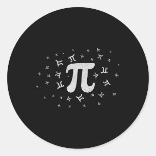 Sticker Rond Symbole Pi Jour 3.14 Pi Math Numéro Pi Jour 202