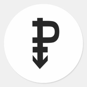 Sticker Rond Symbole transexuel