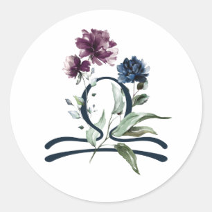 Sticker Rond SYMBOLE Zodiaque Étoile Libra