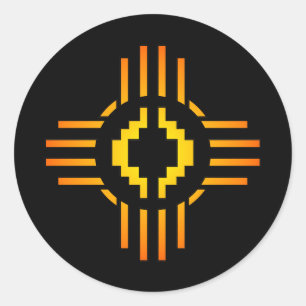 STICKER ROND SYMBOLE ZYTIQUE